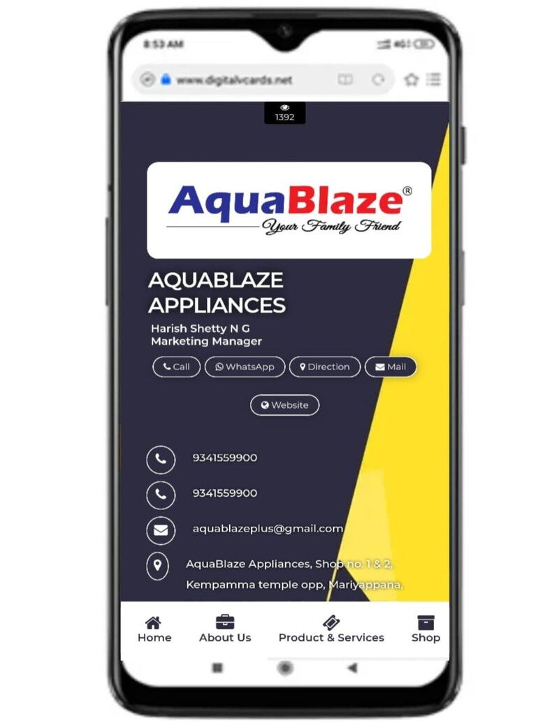 Digital Business Card Template 4